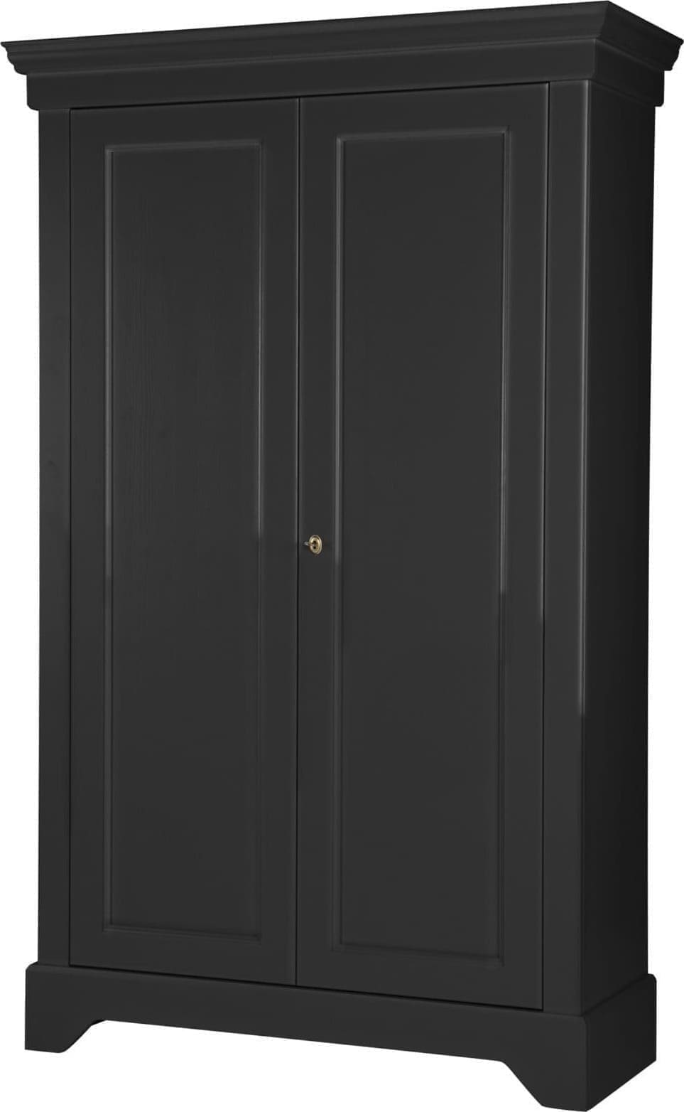 WOOOD Isabel Brocante Kast Grenen Diep Zwart Matt black Kast