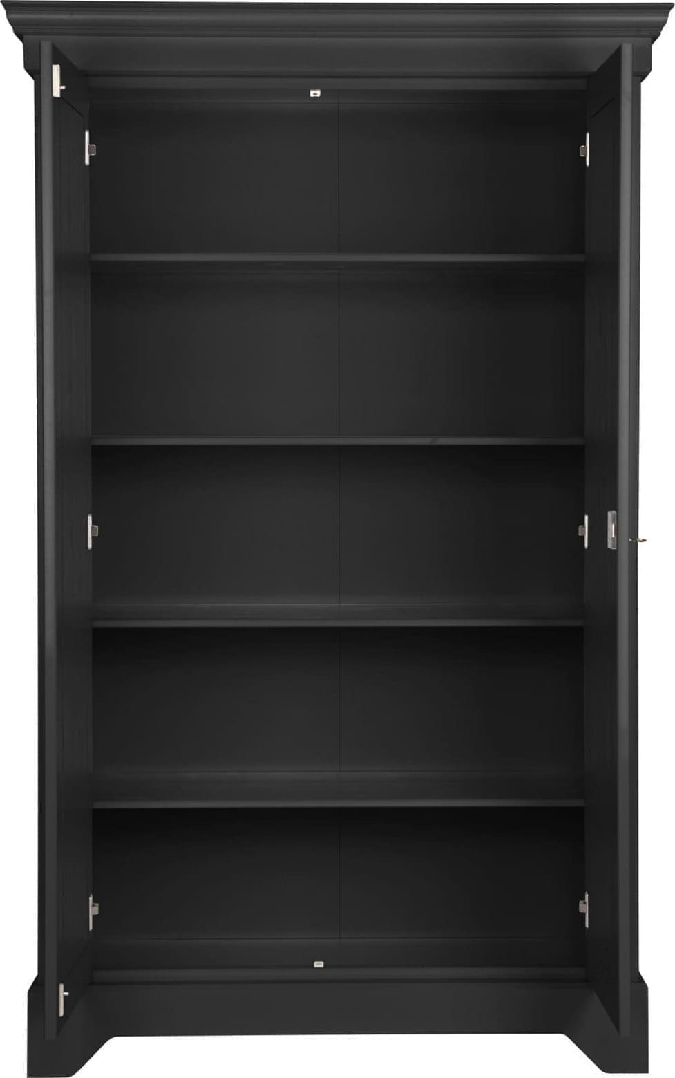 WOOOD Isabel Brocante Kast Grenen Diep Zwart Matt black Kast