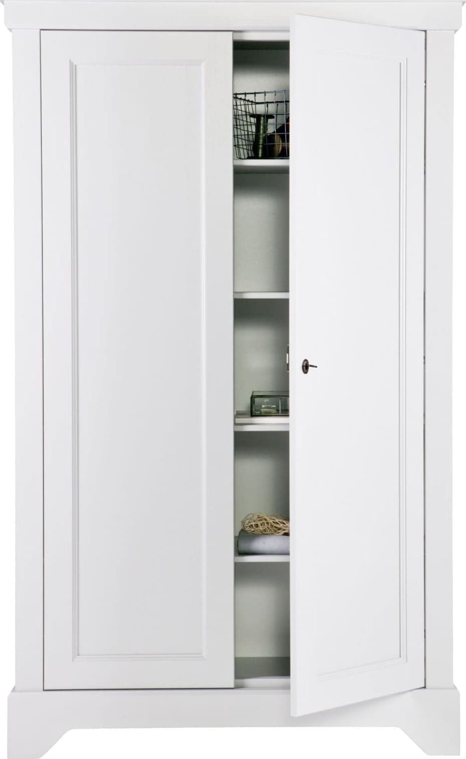 WOOOD Isabel Brocante Kast Grenen Wit White Kast