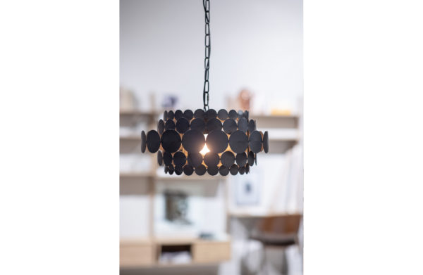 WOOOD Kaki Hanglamp Metaal Zwart Black Lamp
