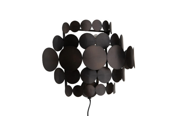 WOOOD Kaki Wandlamp Metaal Zwart Black Lamp