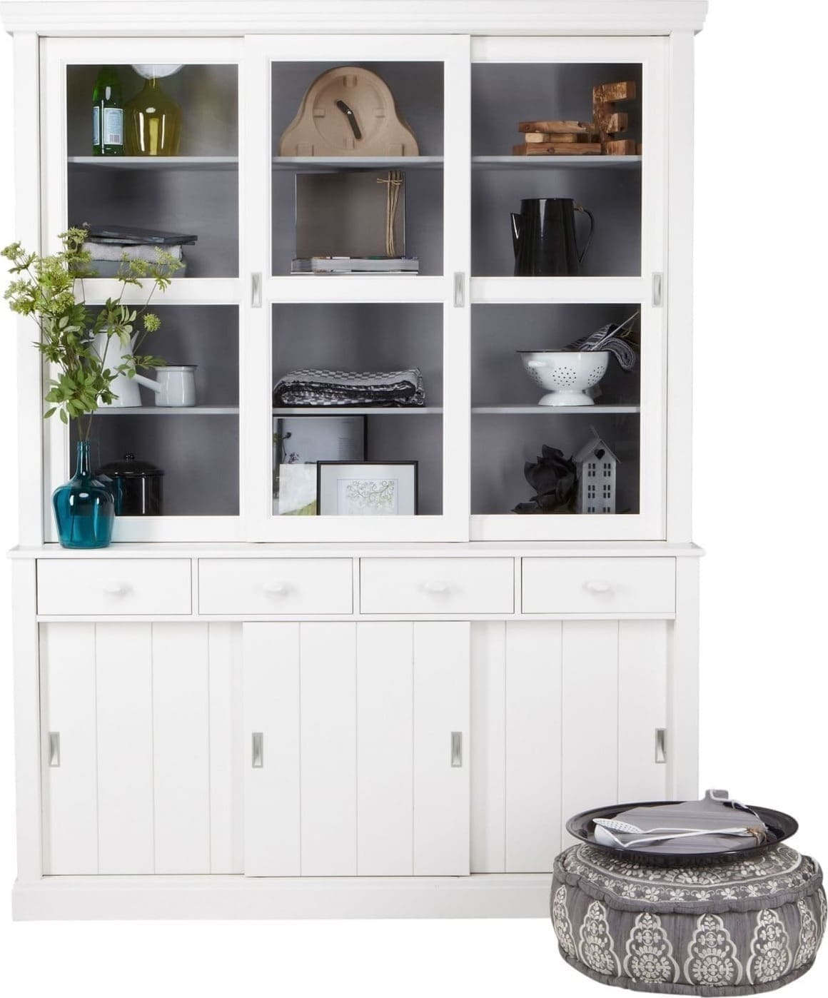 WOOOD Lagos Winkelkast Grenen Wit White Kast