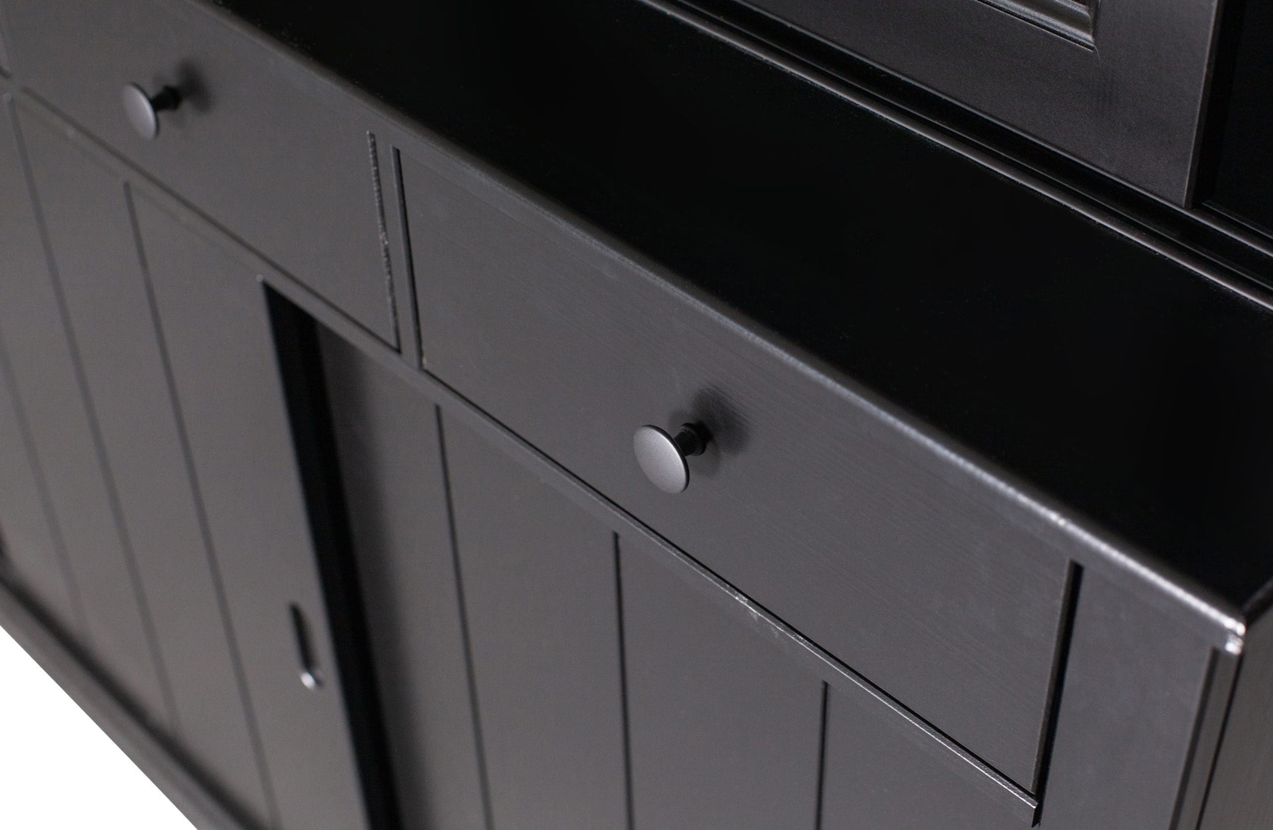 WOOOD Lagos Winkelkast Grenen Zwart Black Kast
