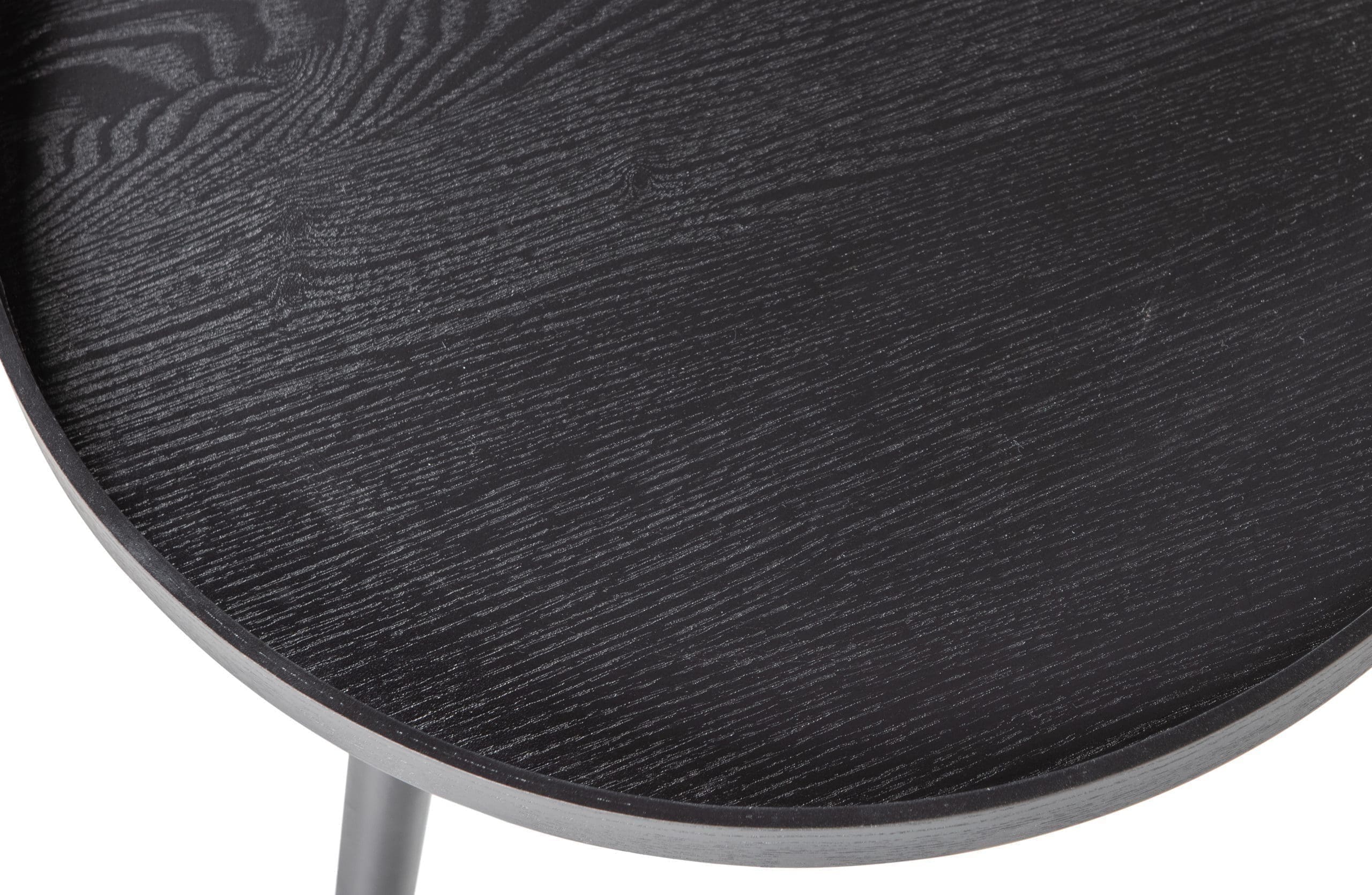 WOOOD Mesa Bijzettafel M Hout Zwart 45xØ45 Black Eettafel