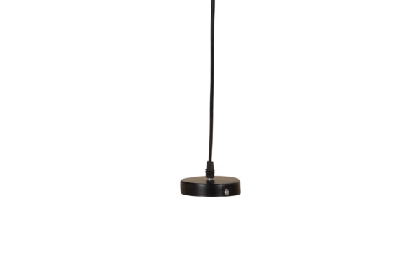 WOOOD Moza Hanglamp Bamboe Zwart 70x70cm Black Lamp