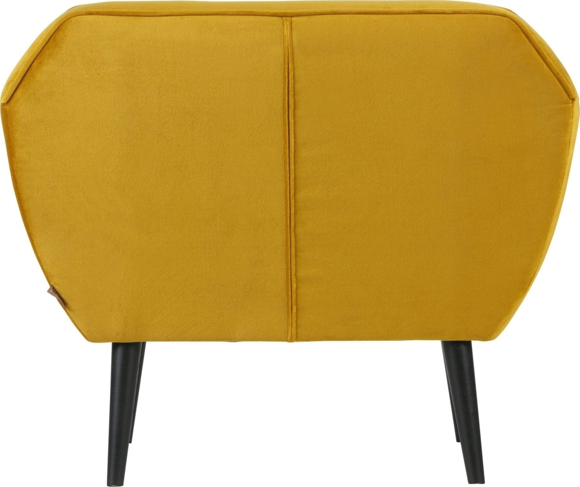 WOOOD Rocco Fauteuil Fluweel Oker Ochre Bank