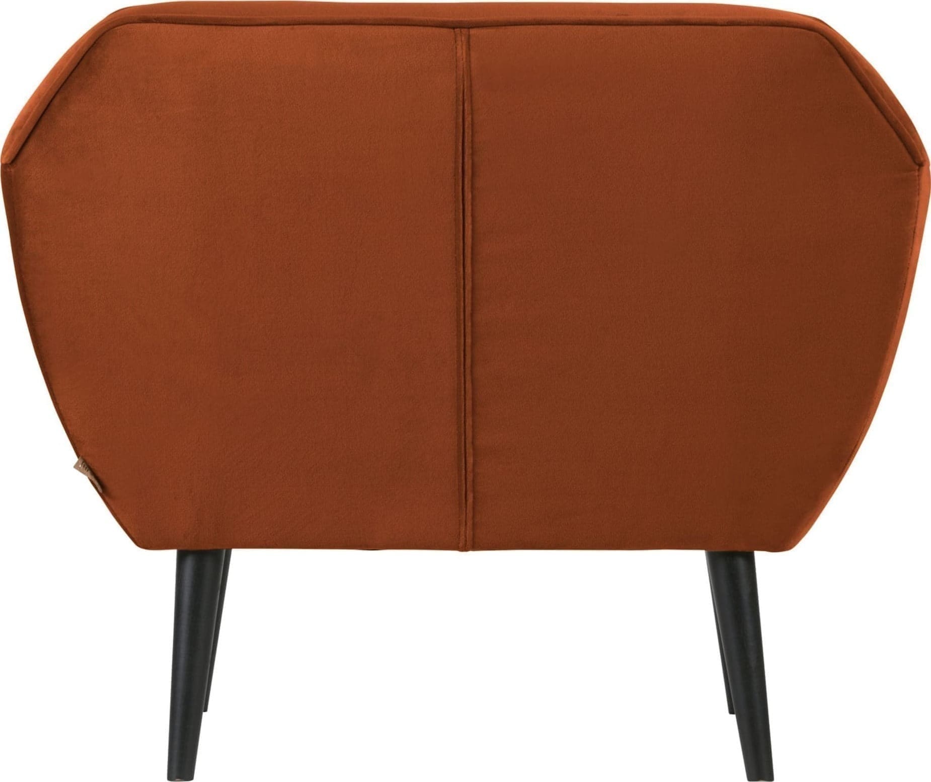 WOOOD Rocco Fauteuil Fluweel Roest Rust Bank
