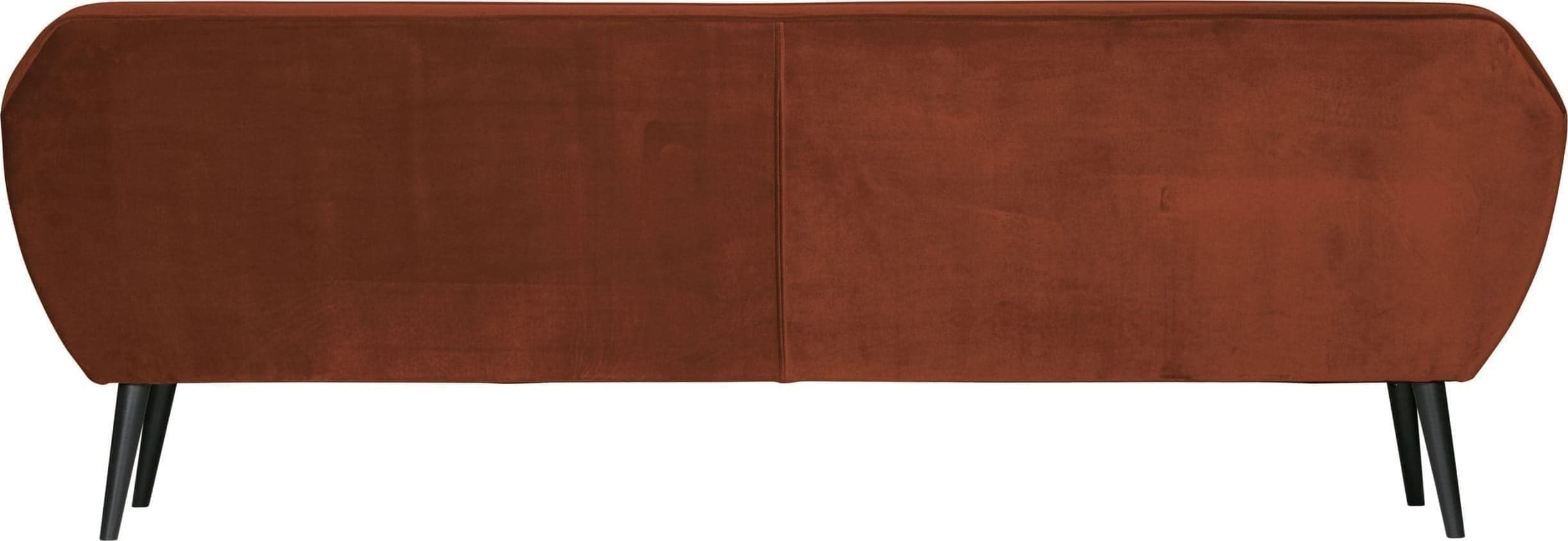 WOOOD Rocco Xl Sofa 230cm Fluweel Roest Rust Bank