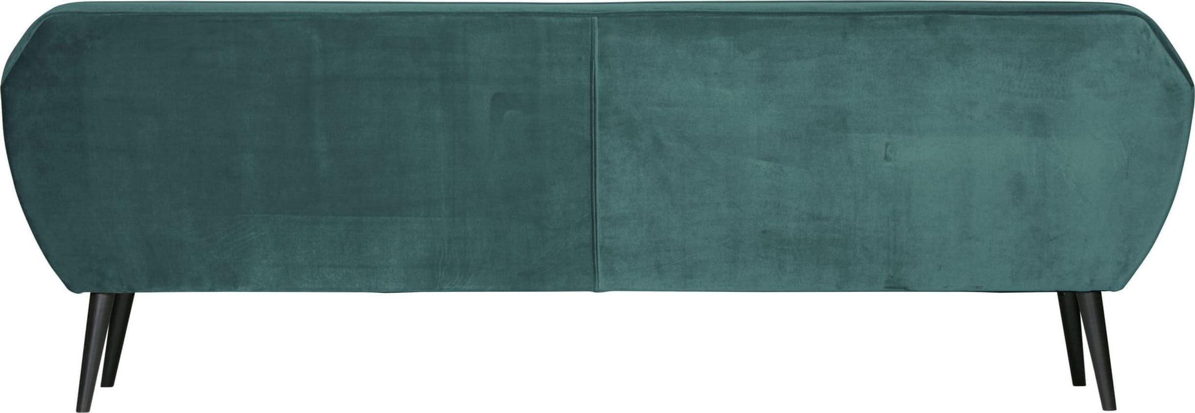 WOOOD Rocco Xl Sofa 230cm Fluweel Teal Teal Bank
