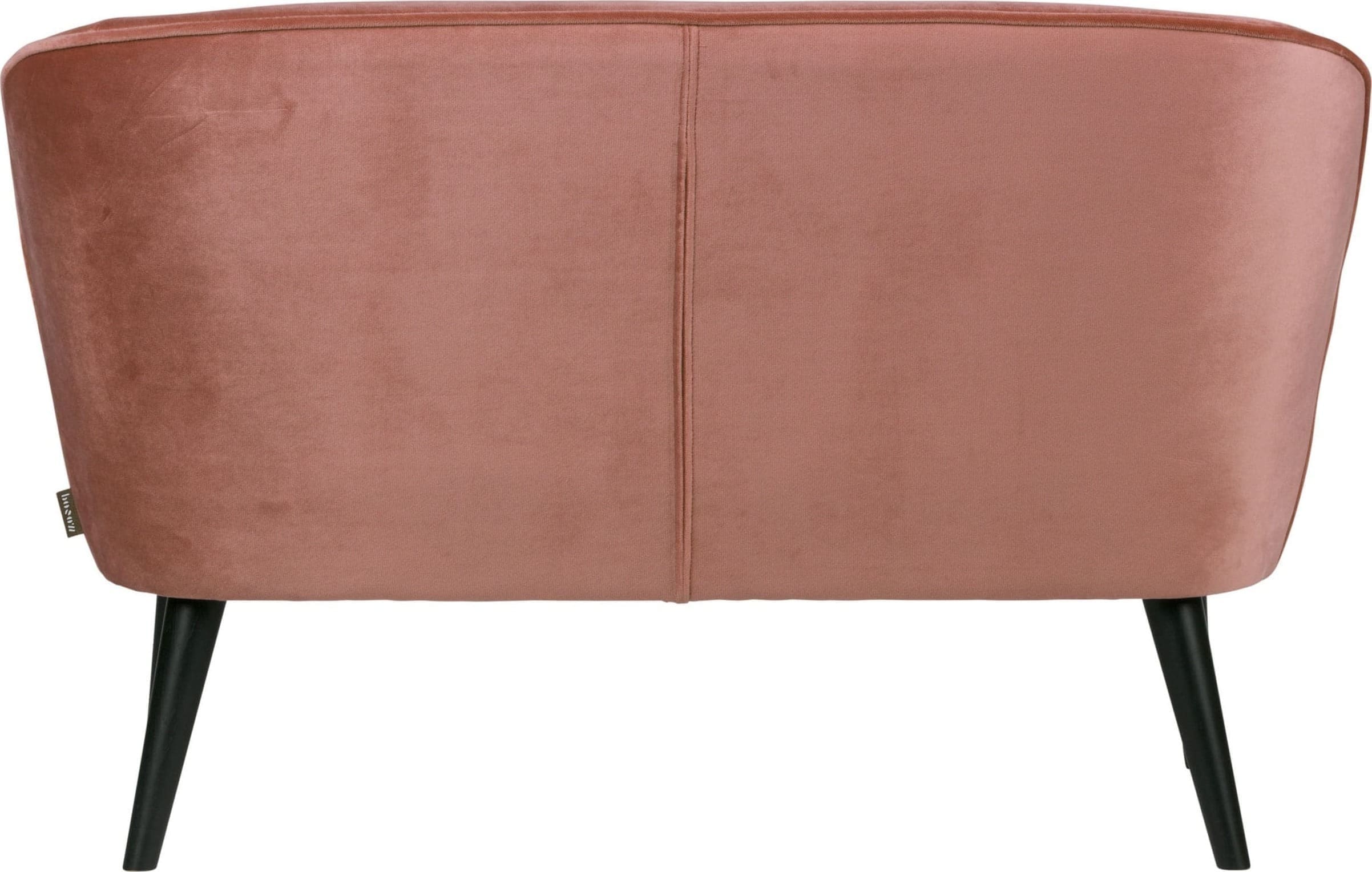WOOOD Sara Bankje Fluweel Oud Roze Pink Bank