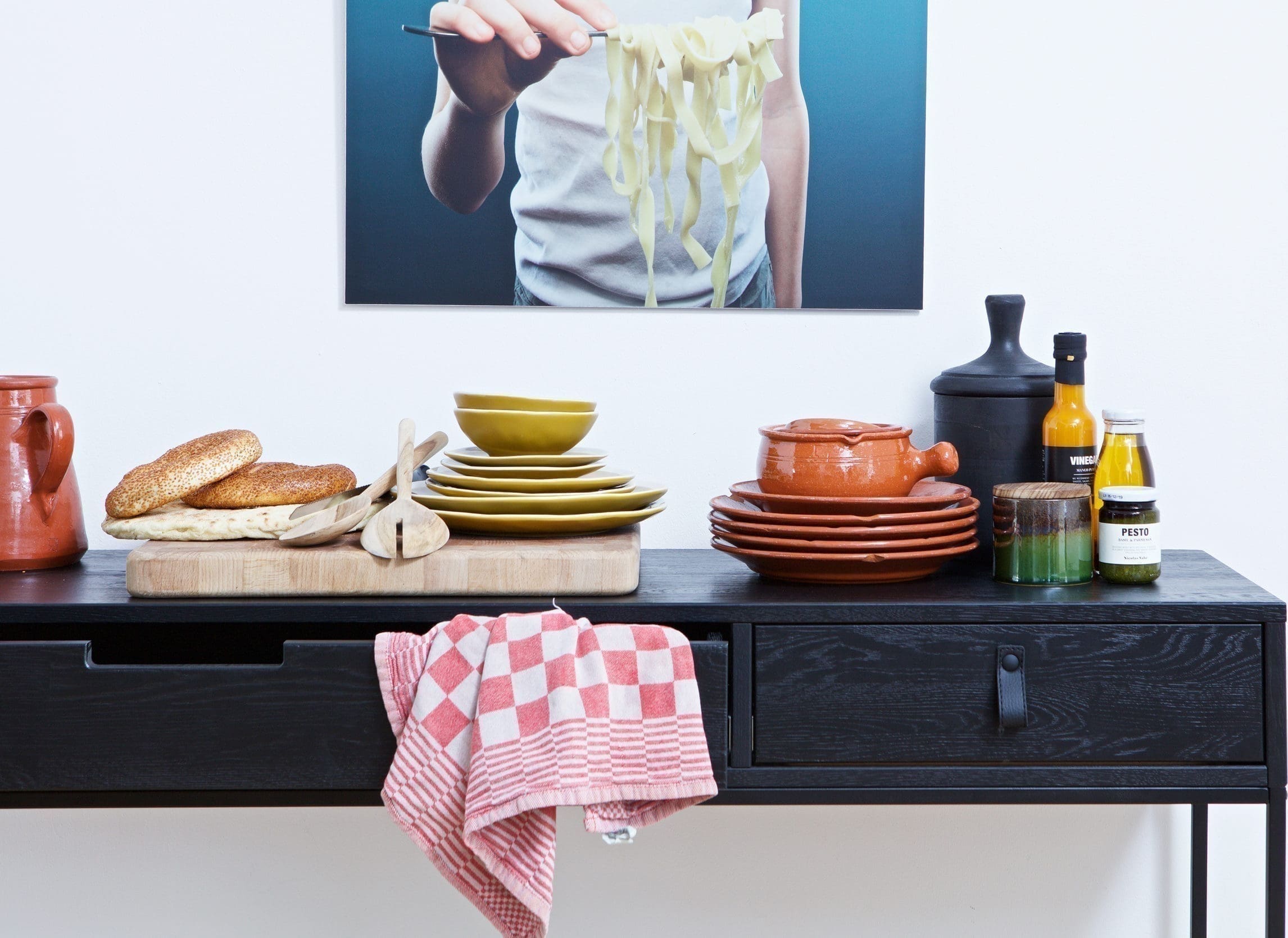 WOOOD Silas Sidetable Eiken Blacknight Blacknight Eettafel