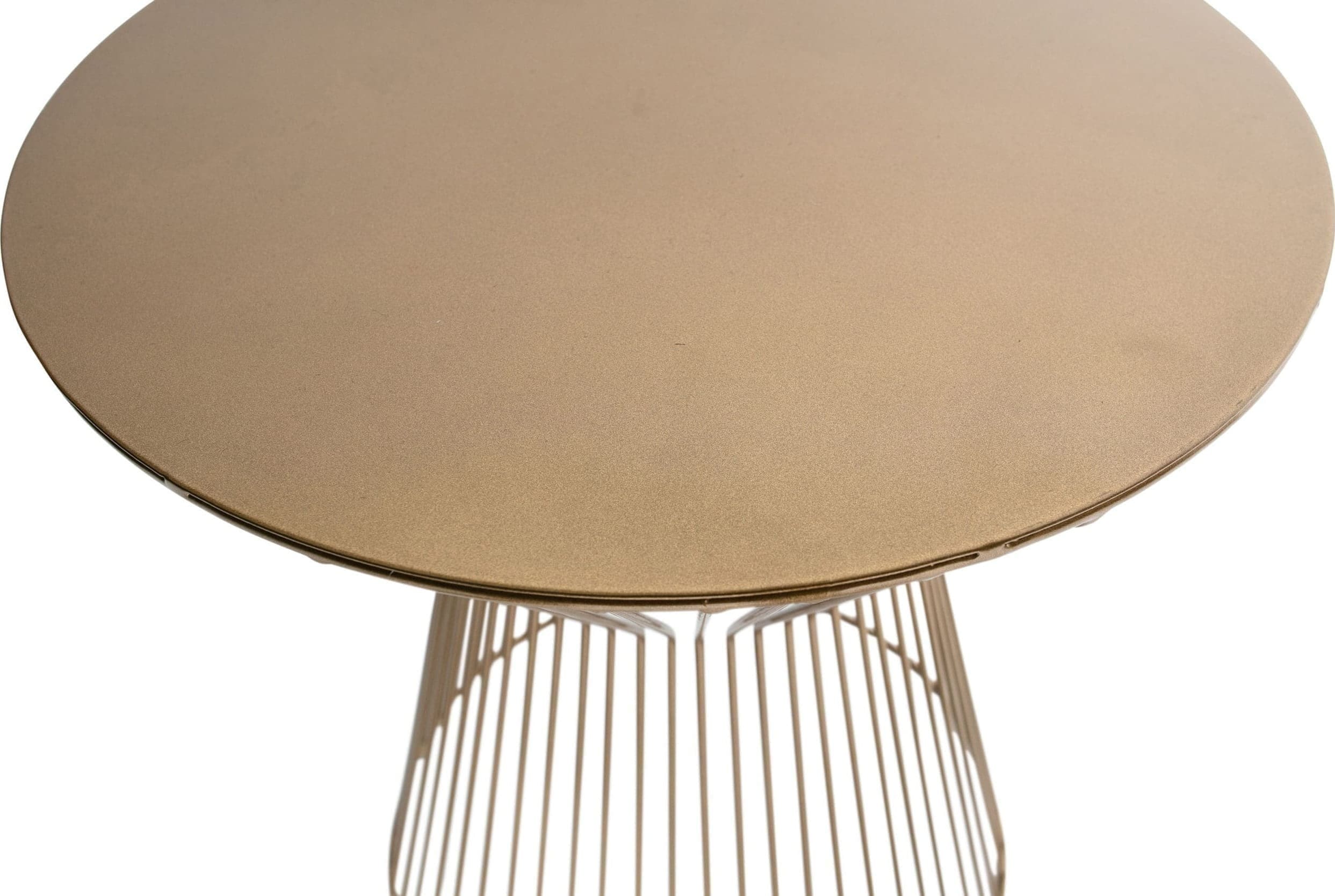 WOOOD Suus Bijzettafel Metaal Goud Gold Eettafel
