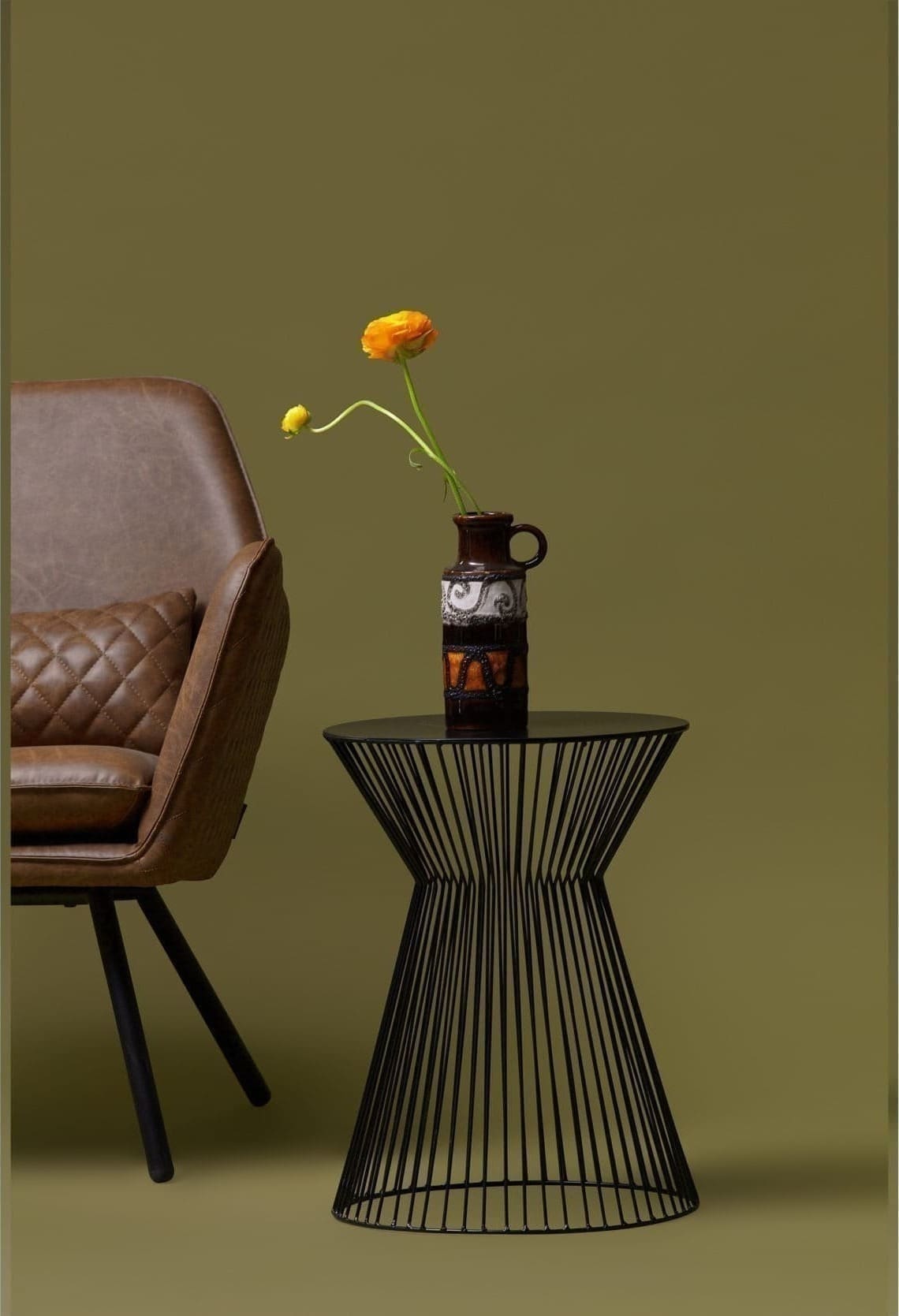 WOOOD Suus Bijzettafel Metaal Zwart Black Eettafel