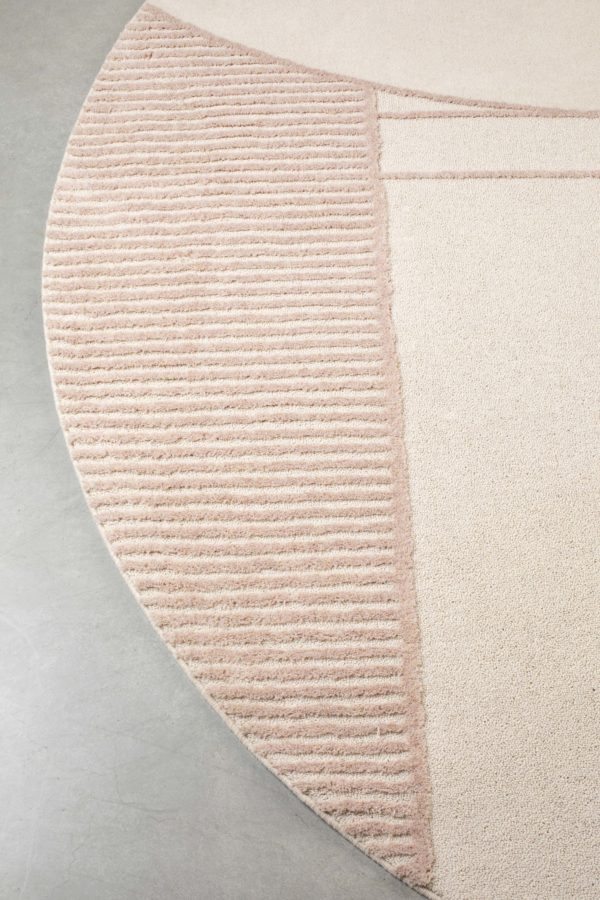 Zuiver Carpet Bliss 240' Natural/Pink  Vloerkleed