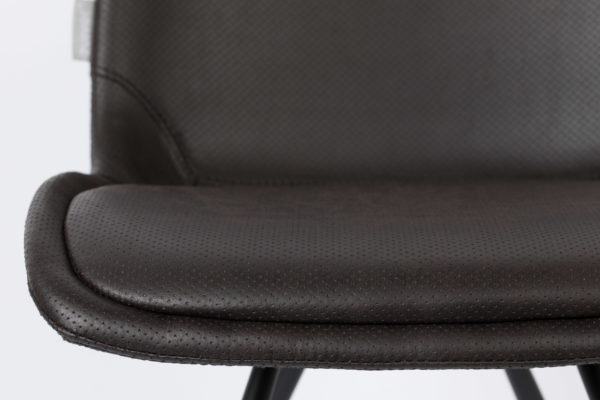 Zuiver Chair Brent Air Chocolate Black  Eetkamerstoel