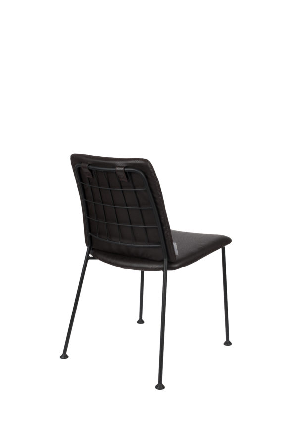 Zuiver Chair Fab Chocolate Black  Eetkamerstoel