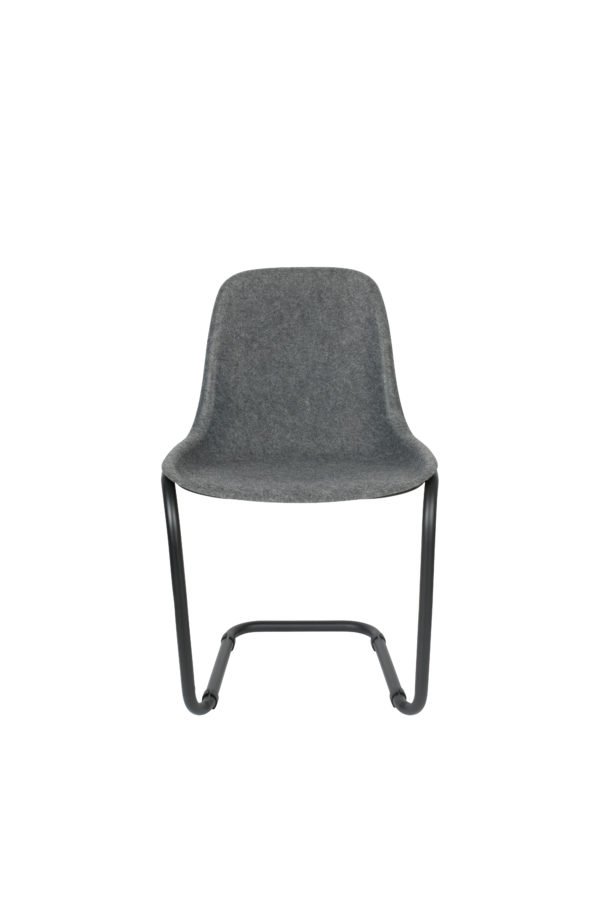 Zuiver Chair Thirsty Graphite Grey  Eetkamerstoel