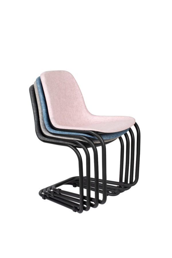 Zuiver Chair Thirsty Soft Pink  Eetkamerstoel