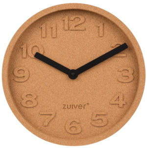 Zuiver Clock Cork Time  Klok