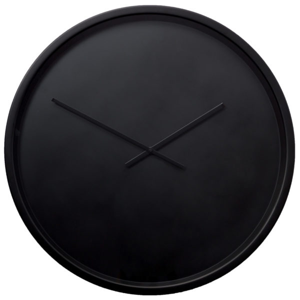 Zuiver Clock Time Bandit All Black  Klok