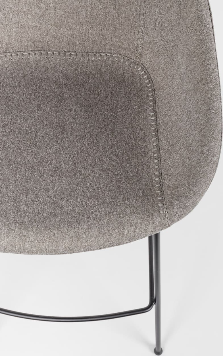 Barstoel Feston - Fab Grey - Afbeelding 2