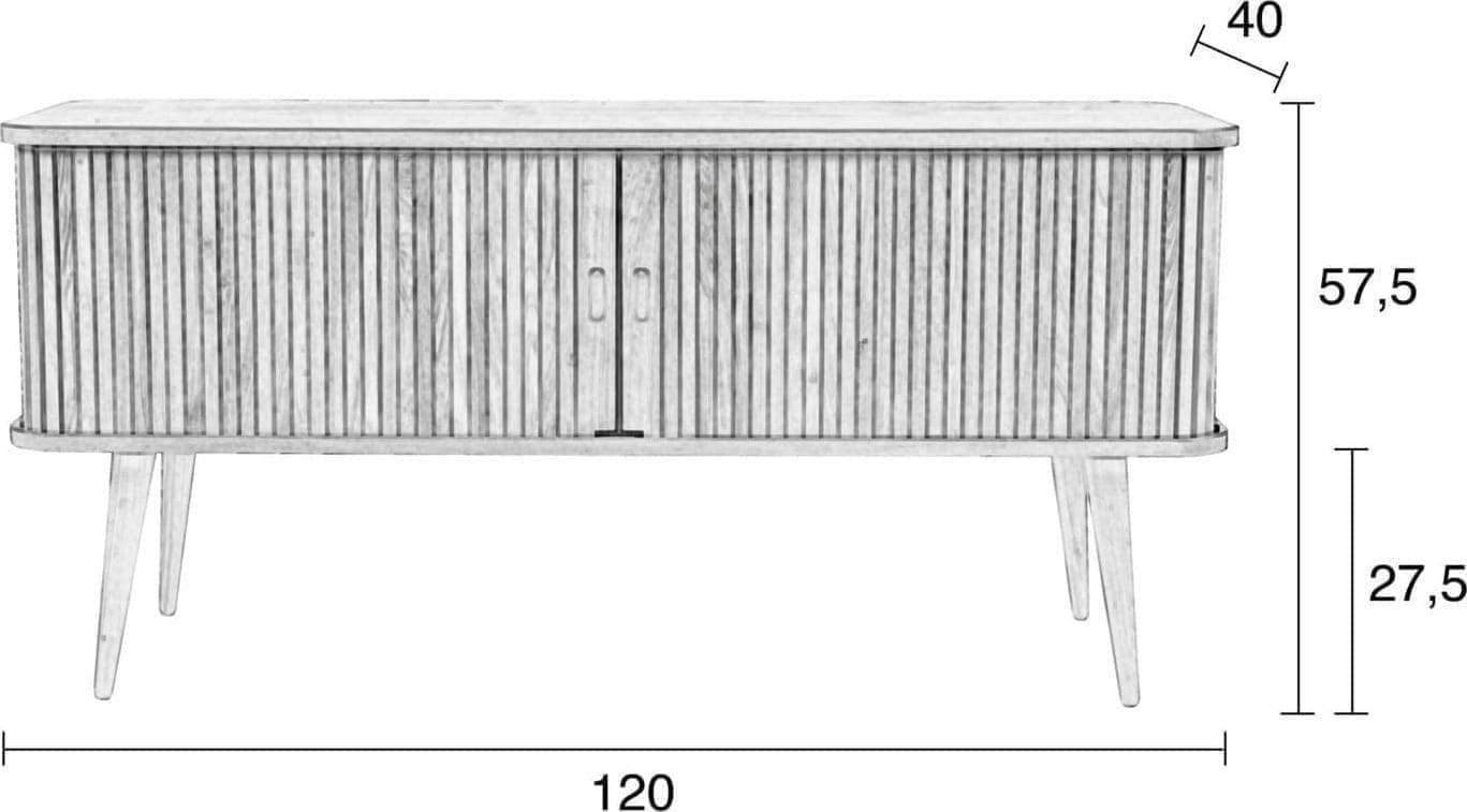 Dressoir Barbier - Black - Afbeelding 11