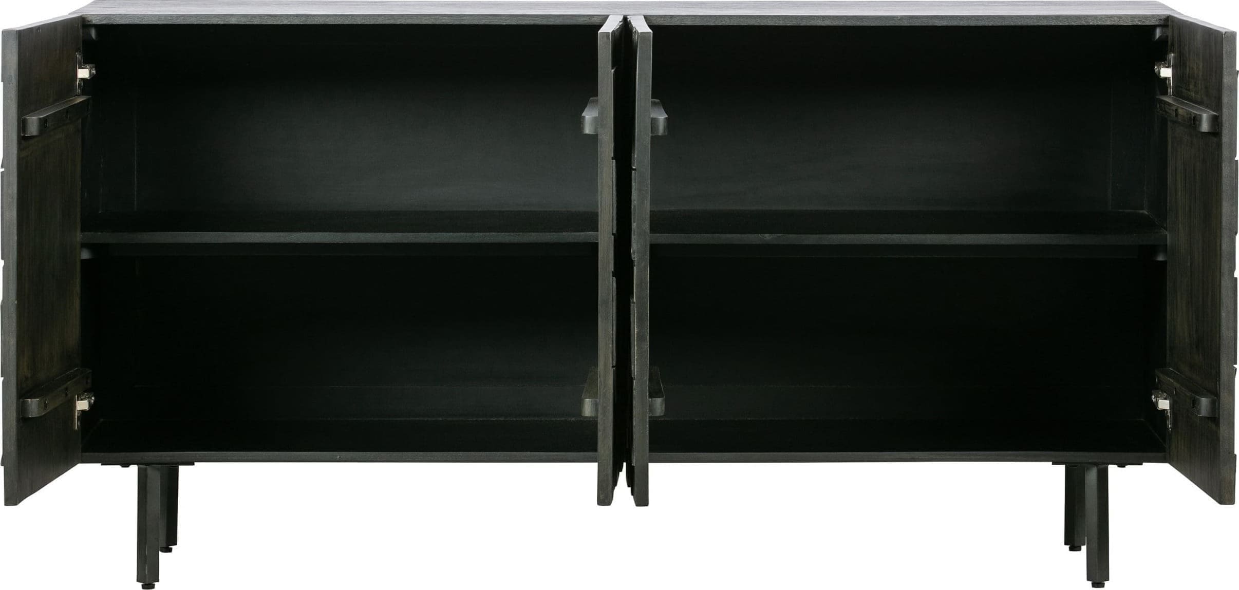 BePureHome Counter Dressoir Hout Zwart Black Kast