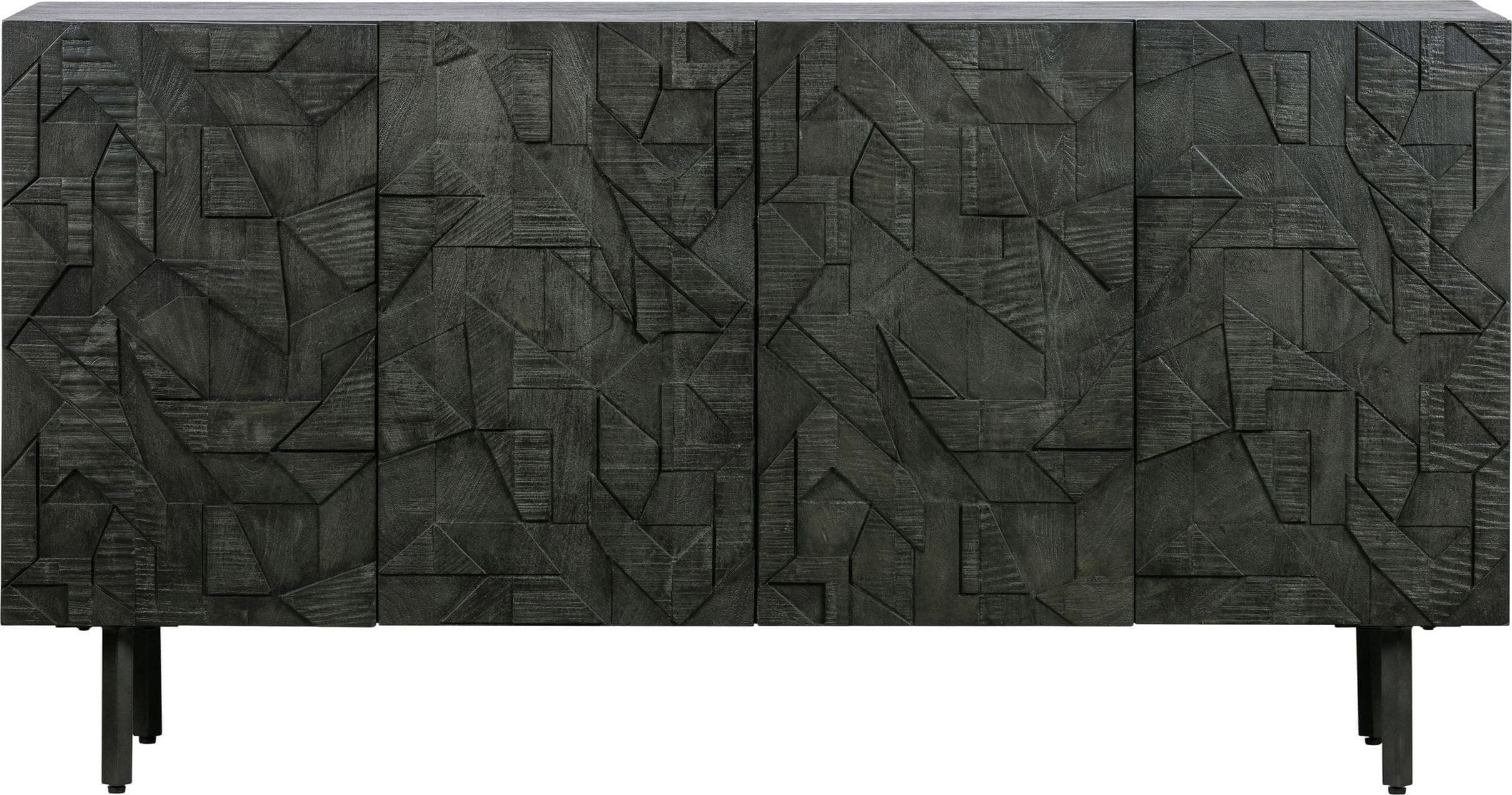 BePureHome Counter Dressoir Hout Zwart Black Kast