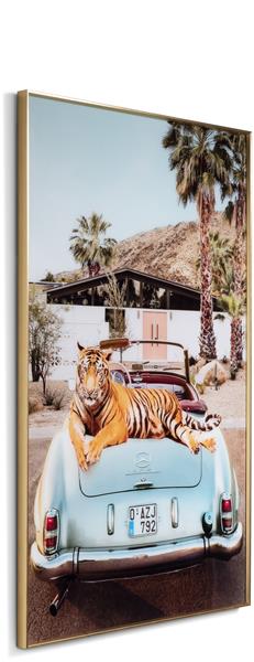 COCO maison Tiger King print 90x140cm  Schilderij