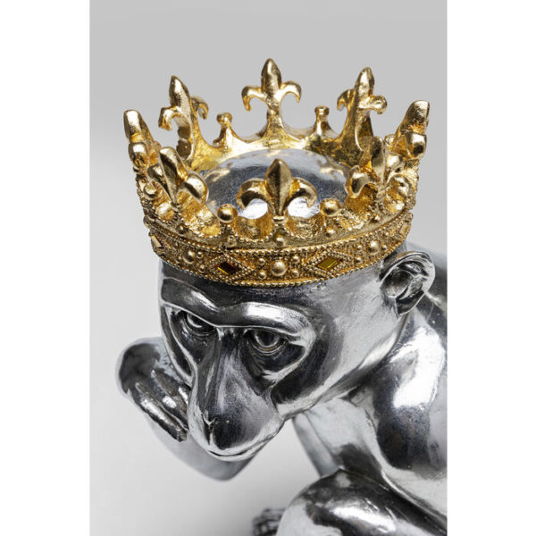 Beeld Figurine King Lui Silver 35 Kare Design Beeld 53064