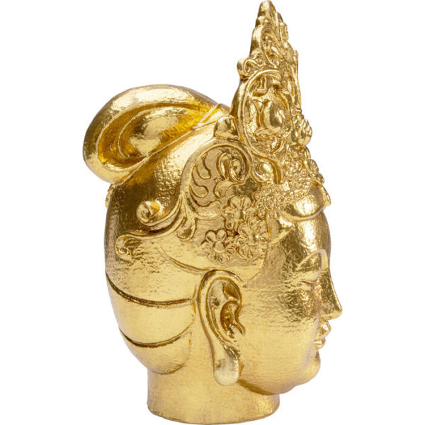 Beeld Object Goddess Head Gold Kare Design Beeld 53374