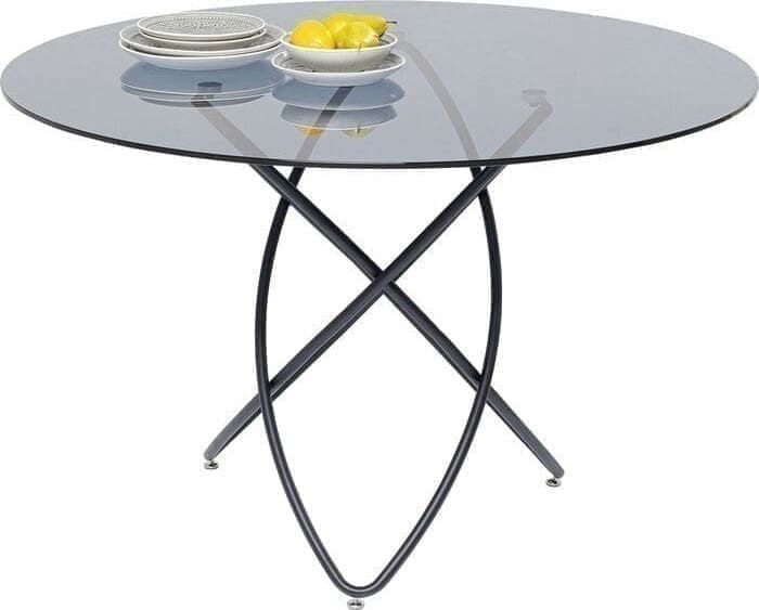 Eettafel Molekular Black Ø120cm Kare Design Eettafel 85673