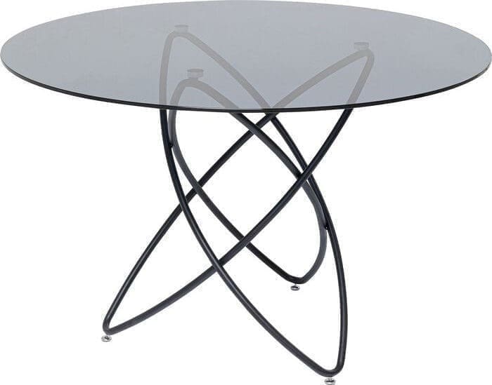 Eettafel Molekular Black Ø120cm Kare Design Eettafel 85673