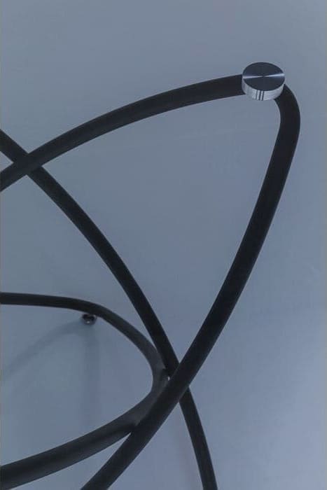 Eettafel Molekular Black Ø120cm Kare Design Eettafel 85673
