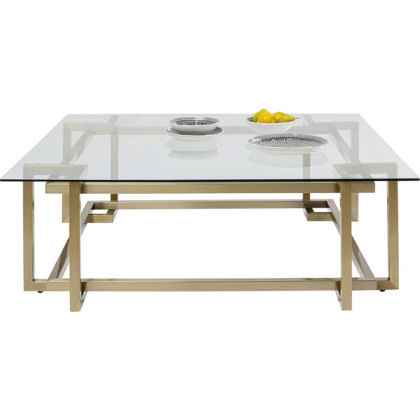 Salontafel Table Clara Gold 120x120 Kare Design Salontafel 85751