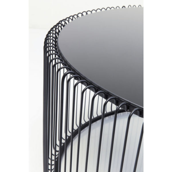 Salontafel Table Wire Uno Black Ã˜80cm Kare Design Salontafel 84514