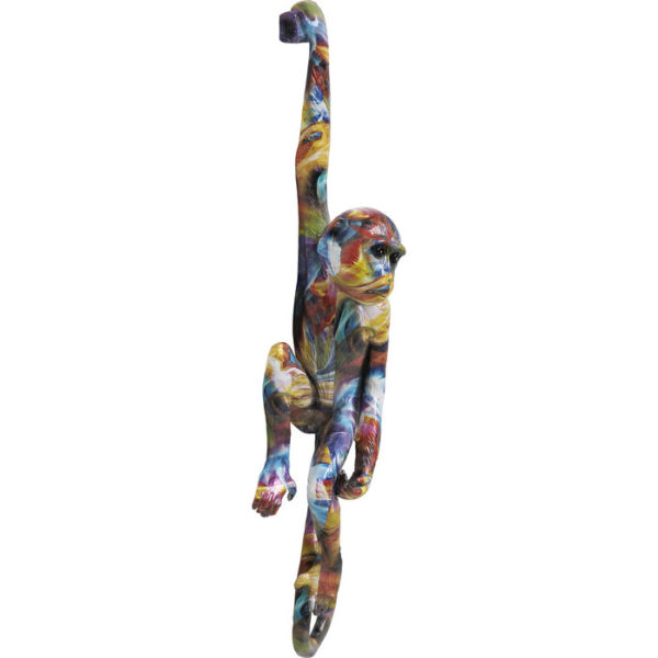Wanddecoratie Object Hanging Ape Colorful Kare Design Wanddecoratie 53007
