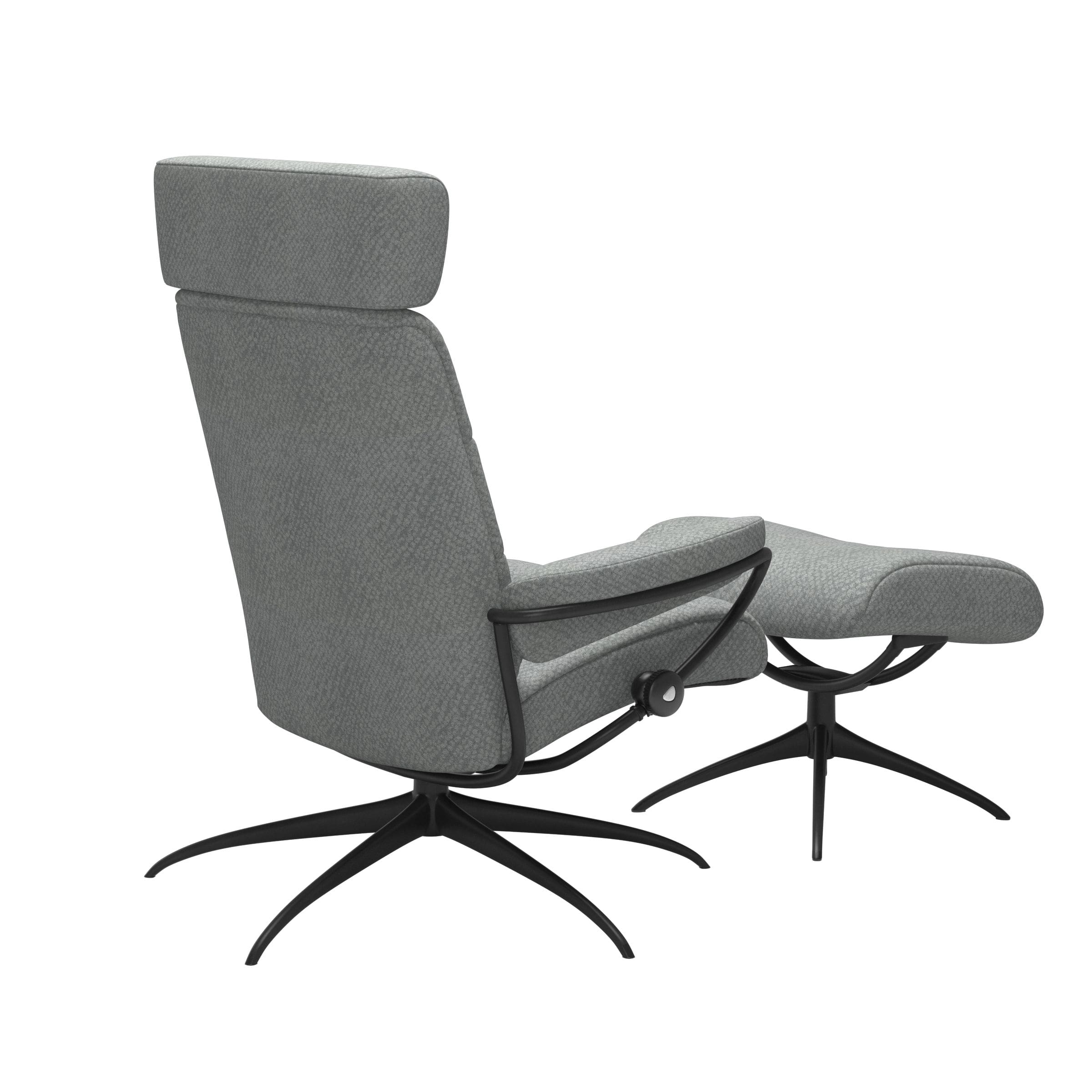 Stressless London Star met hoofdsteun, fauteuil met voetenbank Stressless Relaxfauteuil 13503455941245