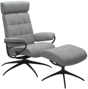 Stressless London Star met hoofdsteun, fauteuil met voetenbank Stressless Relaxfauteuil 13503455941245
