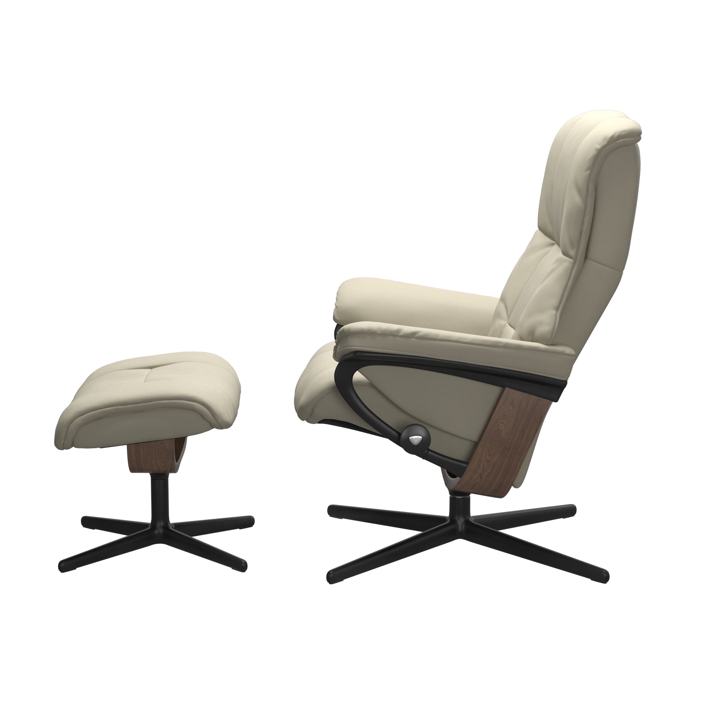 Stressless Mayfair Cross fauteuil met voetenbank Stressless Relaxfauteuil 1731317094154506