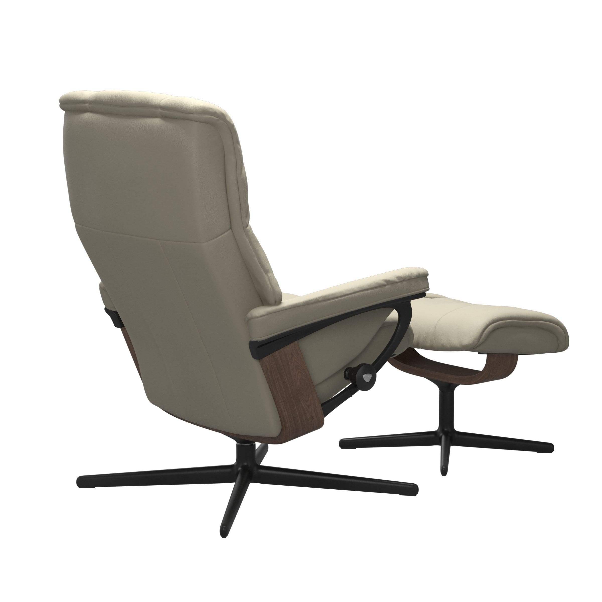 Stressless Mayfair Cross fauteuil met voetenbank Stressless Relaxfauteuil 1731317094154506