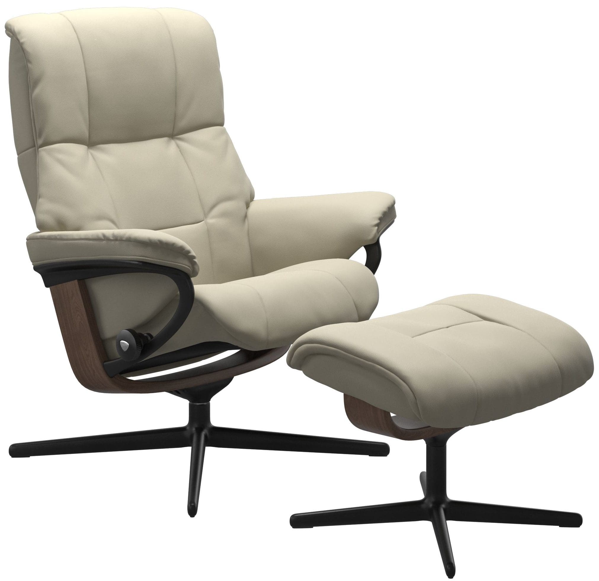 Stressless Mayfair Cross fauteuil met voetenbank Stressless Relaxfauteuil 1731317094154506
