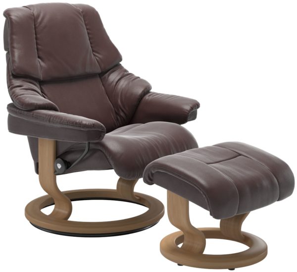 Stressless Reno Classic fauteuil met voetenbank Stressless Relaxfauteuil 11690150916604