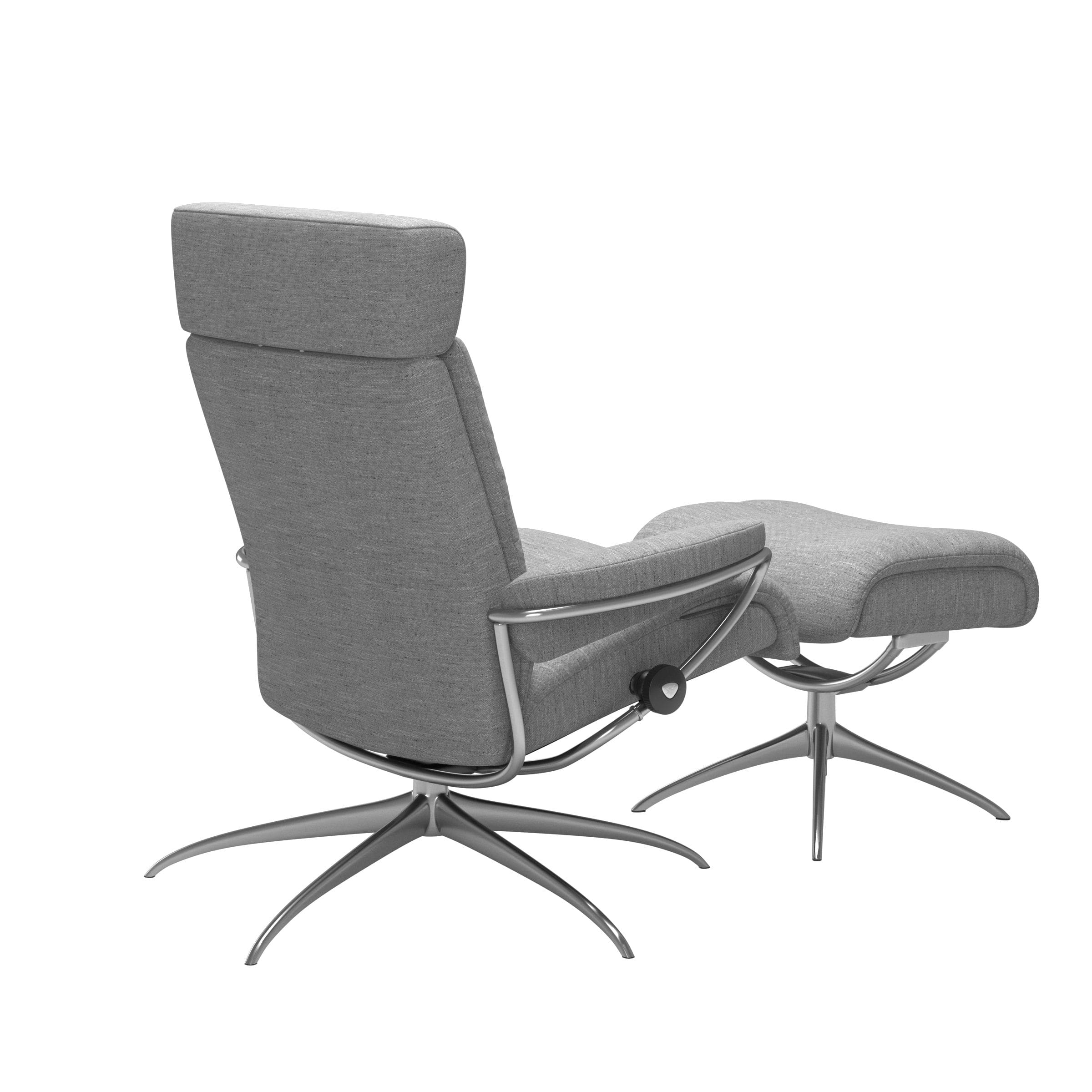 Stressless Tokyo Star met hoofdsteun, fauteuil met voetenbank Stressless Relaxfauteuil 13543455951240