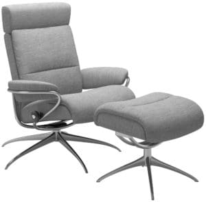 Stressless Tokyo Star met hoofdsteun, fauteuil met voetenbank Stressless Relaxfauteuil 13543455951240