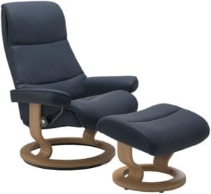 Stressless View Classic fauteuil met voetenbank Stressless Relaxfauteuil 13070150941804