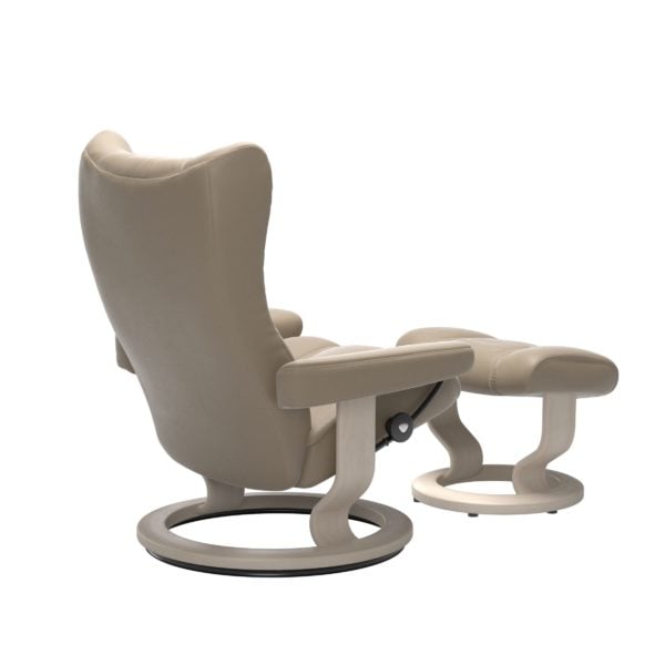 Stressless Wing Classic fauteuil met voetenbank Stressless Relaxfauteuil 11610150913712