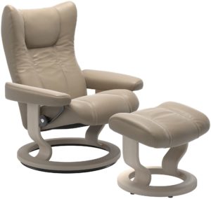 Stressless Wing Classic fauteuil met voetenbank Stressless Relaxfauteuil 11610150913712