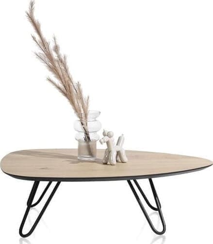 Xooon Masura salontafel laag 110 x 88 cm - eiken Bijzettafel