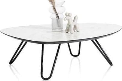 Xooon Masura salontafel laag 110 x 88 cm - wit  Bijzettafel